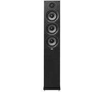 ELAC Debut 2.0 Haut-Parleur sur Pied F5.2, boîtier pour écouter de la Musique sur Une chaîne stéréo, système de Son Surround 5.1, Son Excellent, Haut-Parleur à 3 Voies, Noir décoré