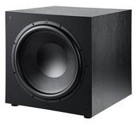 ELAC Debut 3.0 DS123 Subwoofer - Idéal pour écouter de la musique via votre chaîne stéréo dans le cadre d'un système surround 5.1, son légendaire, design élégant - Noir