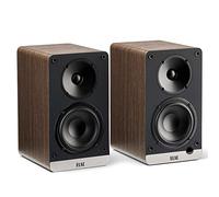 ELAC Debut ConneX DCB41 Enceintes compactes pour Lecture Audio Via HDMI, USB, Phono et Bluetooth, Excellent Son et Design de Haute qualité, 1 Ensemble d'enceintes Actives en Noyer
