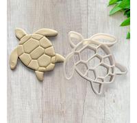 ELACE Emporte Piece Animaux Tortue De Mer - Moule Biscuit Animaux - Formes Variées pour Biscuits, Gâteaux, Décorations - Idéal pour Cuisson, Artisanat, Enfants et Adultes Dimension 8x8x1.5cm
