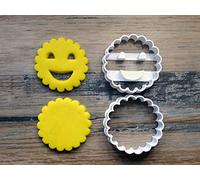 ELACE Emporte Pièce Biscuit Mini Bn Sourire Forme - Moule Biscuit Emporte Piece Enfant - Formes Variées pour Biscuits, Gâteaux, Décorations - Idéal pour Cuisson, Enfants Dimension 5x5x1.5cm