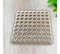 ELACE Emporte Pièce Plaque de 64 Cercles Diam 2.5cm Forme - Moule Biscuit Emporte Piece Enfant - Formes Variées pour Biscuits, Gâteaux, Décorations - Idéal pour Cuisson, Artisanat.