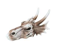 Eladcncmc Aquarium Dinosaure Crâne Caverne Décorations Sous-Marines Aquarium Ornement Abri Cachette Maison Pour Eau Douce Salée