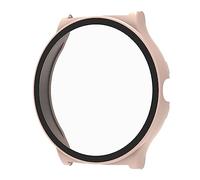 Eladcncmc Boîtier de protection d'écran en polycarbonate avec verre trempé pour montre intelligente Solar Lite résistant aux rayures