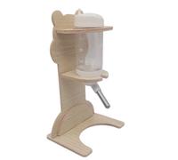 Eladcncmc Bouteille d'eau pour petits animaux de compagnie, hamsters, hérissons, distributeur d'eau pour petits animaux 125 ml