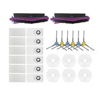 Eladcncmc Brosse latérale pour robot aspirateur - Sac à brosse principale - Pièce de rechange - Chiffon à franges - Filtre d'aspirateur - Accessoires
