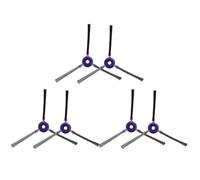 Eladcncmc Brosses latérales pour robot aspirateur - Pièce de rechange - Chiffon pour aspirateur I5Young