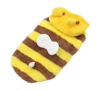 Eladcncmc Costume d'abeille pour chien de petite race, vêtements pour cosplay, vêtements pour animaux domestiques, tenue de vacances pour séance photo, jeu de rôle