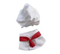 Eladcncmc Costume de fête pour animal domestique - Accessoires photo pour animaux de compagnie - Costume de chef blanc - Tenue d'anniversaire pour Halloween et fêtes à thème