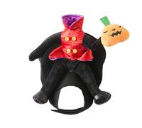 Eladcncmc Costume d'Halloween citrouille pour petits chiens - Vêtements de fête - Tenue de photographie pour chiens - Costume de vacances et de festival
