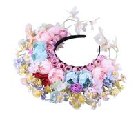 Eladcncmc Couronne de cheveux ethnique pour mariage, plage, accessoire pour cheveux