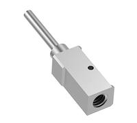 Eladcncmc ℃ Cuivre amélioré plaqué Hotend HeatBlock Accessoires de réparation Cuivre Hot Sction pour & P1P Hotend