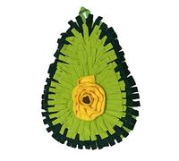 Eladcncmc Distributeur de friandises pour chien - Jouet à mâcher rempli - Chiots dentaires - Couverture en peluche douce