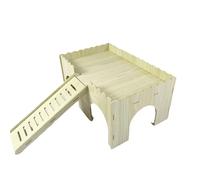 Eladcncmc Échelle d'escalade amovible pour petits animaux de compagnie pour hamster syrien facile à assembler