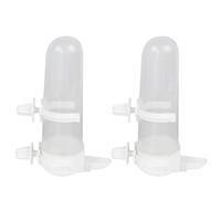 Eladcncmc Lot de 2 mangeoires à oiseaux - Distributeur d'eau anti-poussière - Anti-éclaboussures - Pour perroquets - Distributeur automatique de nourriture