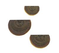 Eladcncmc Lot de 3 étagères de rangement murales flottantes en forme de champignon pour décoration d'intérieur
