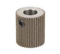 Eladcncmc Roue d'extrusion en acier inoxydable pour imprimante 3D Mk8 Ender3 et engrenage en acier pressé