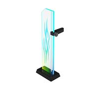 Eladcncmc Support vertical GPU en verre trempé 5 V ARGB pour ordinateur carte graphique réglable