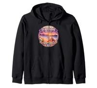Elafonissi Beach, Crète Grèce Chani, Tourist Pink Sand Surf Sweat à Capuche