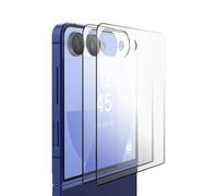 elago 2 Pack Protecteur d'écran + Verre Tempéré Compatible avec Samsung Galaxy Z Flip 7 - Anti-empreinte, Incassable, Anti-rayures, Clarté Crystal, Sans Bulles [2 Pack]