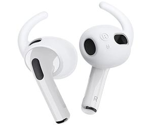 elago 4 Paires Ear Hooks Crochets Remplacement Compatible avec Les Airpods 3 [Pochette De Rangement] Embouts Ergonomiques Antidérapants, 2 de Petite Taille et 2 de Grande Taille (Bleu Phosphorescent)