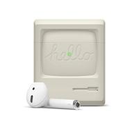 elago AW3 Coque Compatible avec Apple AirPods 1 et 2 Design rétro Old School LED Avant Visible, sans charnière, Prend en Charge Le Chargement sans Fil, Protection supplémentaire
