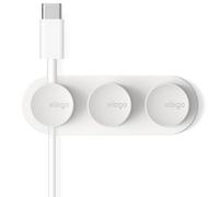 elago Boutons de Management des Câbles Magnétiques, Organisation de 3 Câbles, Aimants Puissants, Autocollant Réutilisable Fixé à la Surface, Rangement de Bureau (Blanc)