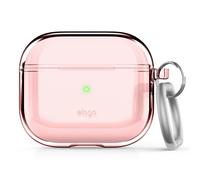 Elago Clear Housse avec porte-clés Compatible avec AirPods 3 Case, Gel-Band