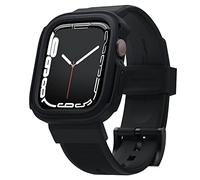 elago Coque Armor avec Bracelet Compatible avec Apple Watch 11/10/9/8/7/SE3/SE2/SE, Compatible avec iWatch 45mm 44mm 41mm 40mm, Étui de Protection Militaire avec Bracelet Sport Robuste, Protection