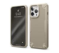 elago Coque Armor pour iPhone 13 Pro Étui 6,1" | Protection Robuste, TPU premium, Construction en Fibre de Carbone, Antichoc, Protection Complète du Corps (Sand)