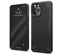 elago Coque Armor pour iPhone 13 Pro Max Étui 6,7" | Protection Robuste, TPU premium, Construction en Fibre de Carbone, Antichoc, Protection Complète du Corps (Noir)