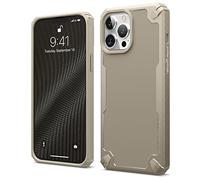 elago Coque Armor pour iPhone 13 Pro Max Étui 6,7" | Protection Robuste, TPU premium, Construction en Fibre de Carbone, Antichoc, Protection Complète du Corps (Sand)