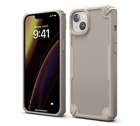 elago Coque Armor pour iPhone 14 Plus Étui 6,7" | Protection Contre Chutes de Grade Militaire Américain, Protection Robuste, Texture de Fibre de Carbone, Antichoc (Sand)