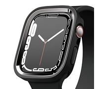 elago Coque Compatible avec Apple Watch 11/10/9/8/7/6/5/4/SE3/SE2/SE, Compatible avec iWatch 45mm 44mm 41mm 40mm, 1 Étui + 2 Pièces Included, Hard PC+TPU Complète Protection