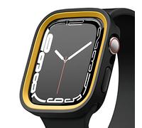 elago Coque Compatible avec Apple Watch 11/10/9/8/7/6/5/4/SE3/SE2/SE, Compatible avec iWatch 45mm 44mm 41mm 40mm, 1 Étui + 2 Pièces Included, Hard PC+TPU Complète Protection