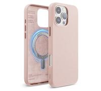 elago Coque Cuir Magnétique Compatible avec iPhone 16 Pro Max Étui, Compatible avec Tous Les Accessoires MagSafe, 6,9 Pouces - Aimants Intégrés, Cuir Vegan, Antichoc, Résistant à l'eau (Joli Rose)