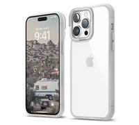 elago Coque Dual Transparent Compatible avec iPhone 14 Pro Max (6.7") Étui, Technologie Hybride PC + TPU, Housse de Jaunissement Réduit, Clair comme du Cristal, Antichoc, Protection Intégrale (Blanc)