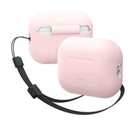 elago Coque en Silicone Compatible avec Apple AirPods Pro 2ème Génération Étui avec Dragonne, Etui Housse de Protection, LED Frontale Visible, Prise en Charge sans Fil (Lovely Rose)