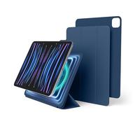 elago Coque Folio Magnétique Compatible avec iPad Pro 11" [4ème, 3ème, 2ème Gén] Plaque Arrière Peut être Fixée aux Matériaux Métalliques, Compatible avec Apple Pencil et Étui d'elago (Bleu)
