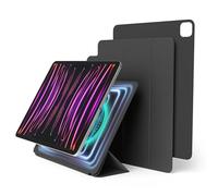 elago Coque Folio Magnétique Compatible avec iPad Pro 12.9" [6/5/4/3ème Gén], Air 13 M3/M2 - Fixée aux Matériaux Métalliques, Compatible avec Apple Pencil et Étui d'elago (Gris Fónce)
