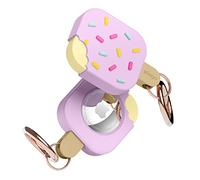 elago Coque Glace en Silicone Compatible avec Apple AirTag Tracker - Étui Protection Complète, Résistant aux Rayures, Case Protection Contre Les Chutes (Mauve)