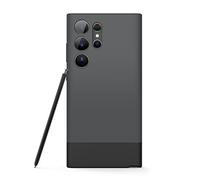 elago Coque Glide Compatible avec Samsung Galaxy S23 Ultra Étui, Découpes Précise d'Appareil Photo, Anti-Choc, Technologies Hybrides PC + TPU, Couverture Complète (Gris Foncé/Noir)
