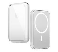 elago Coque Hybride Transparente Compatible avec MagSafe Batterie Extern-Compatible avec iPhone 15,14,13,12 Serie, PC+TPU Hybride Technologie, Jaunissement Réduit, Crystal Clear, Antichoc(Transparent)