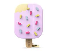 elago Coque La Crème Glacée Compatible avec AirPods Pro 3 Étui - Mousqueton Inclus, Supporte Le Chargement sans, Protection Complète (Myrtille)