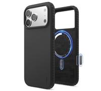elago Coque Magnetic Ridge Compatible avec iPhone 17 Pro Max Étui 6,9" - Silicone Liquide Premium, Compatible avec MagSafe, Antichoc, Fine et Protectrice (Noir)