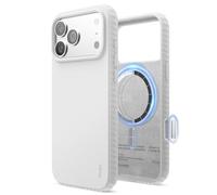 elago Coque Magnetic Ridge Compatible avec iPhone 17 Pro Max Étui 6,9" - Silicone Liquide Premium, Compatible avec MagSafe, Antichoc, Fine et Protectrice (Blanc)