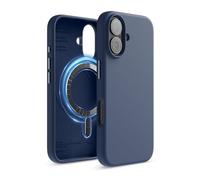 elago Coque Magnétique en Silicone Compatible avec iPhone 16 Étui 6,1 Pouces Compatible avec Tous Les Accessoires MagSafe - Aimants Intégrés, Silicone à Prise Douce, Antichoc (Bleu)