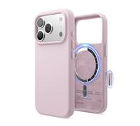 elago Coque Magnétique en Silicone Compatible avec iPhone 17 Pro Étui, Compatible avec Tous Les Accessoires MagSafe - Silicone Liquide Premium, Antichoc, Mince (Lilas Clair)