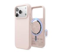 elago Coque Magnétique en Silicone Compatible avec iPhone 17 Pro Étui, Compatible avec Tous Les Accessoires MagSafe - Silicone Liquide Premium, Antichoc, Mince (Joli Rose)
