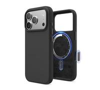 elago Coque Magnétique en Silicone Compatible avec iPhone 17 Pro Étui, Compatible avec Tous Les Accessoires MagSafe - Silicone Liquide Premium, Antichoc, Mince (Noir)
